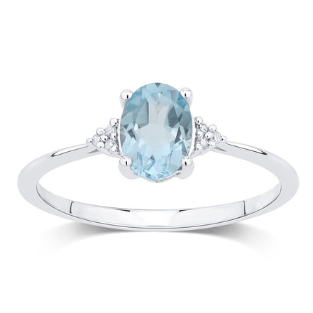 Lou Ovale Topaze & Diamants 1,15ct II