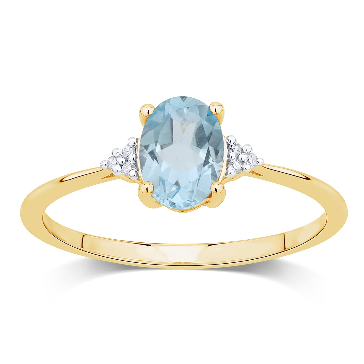 Lou Ovale Topaze & Diamants 1,15ct II
