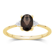 Lou Ovale Quartz Fumé 1,15ct I