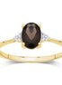 Lou Ovale Quartz Fumé 1,15ct I