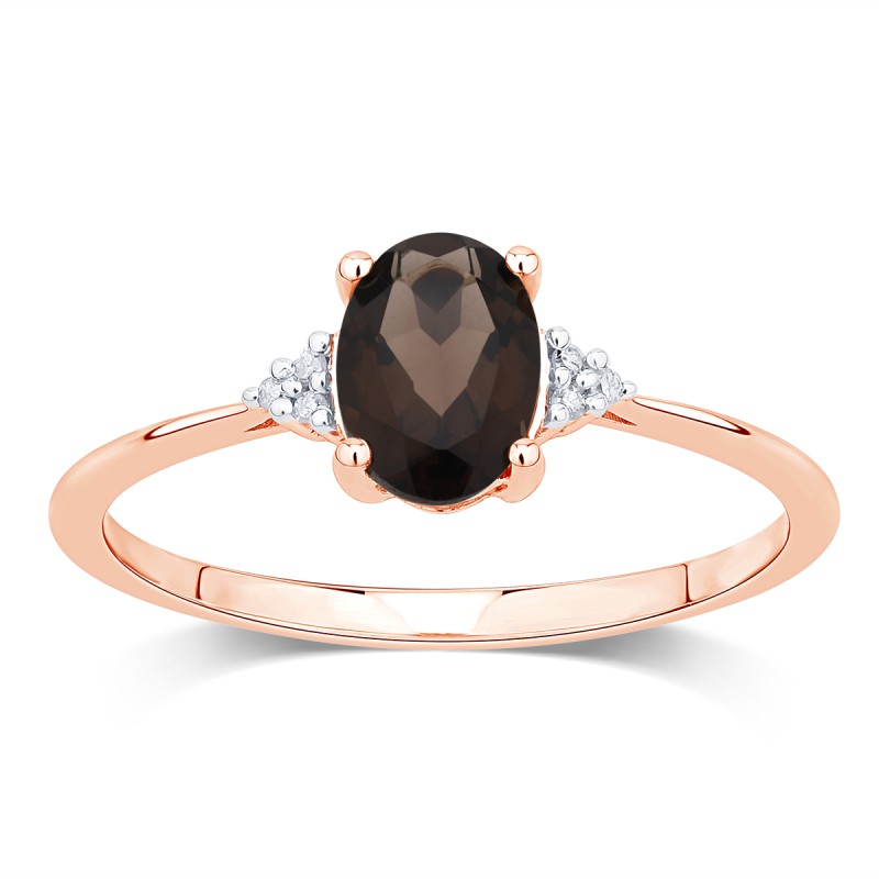 Lou Ovale Quartz Fumé 1,15ct I