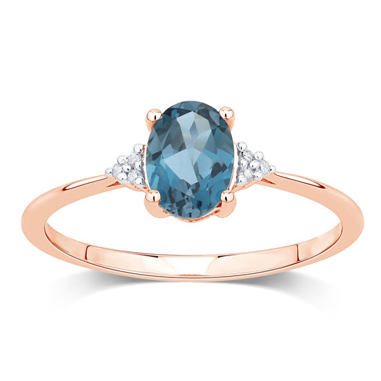 Haut Lou Ovale Topaze & Diamants 1,15ct I