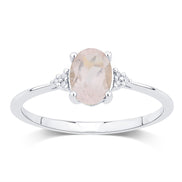 Lou Ovale Quartz Rose 1,15ct I