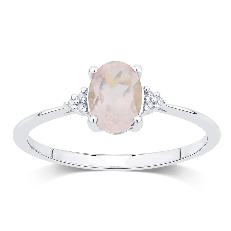 Lou Ovale Quartz Rose 1,15ct I
