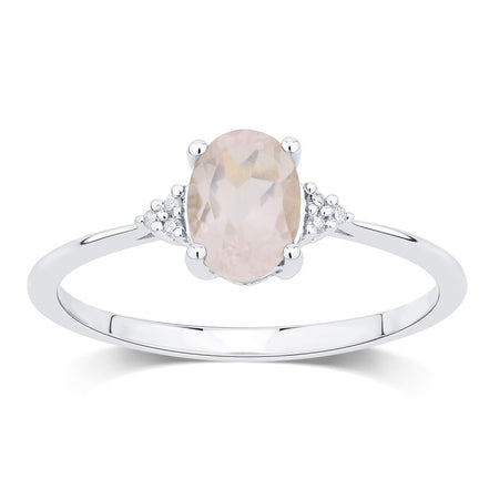 Lou Ovale Quartz Rose 1,15ct I