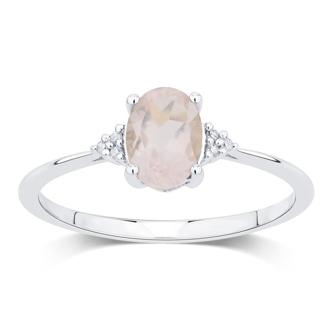 Lou Ovale Quartz Rose 1,15ct I