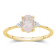 Lou Ovale Quartz Rose 1,15ct I
