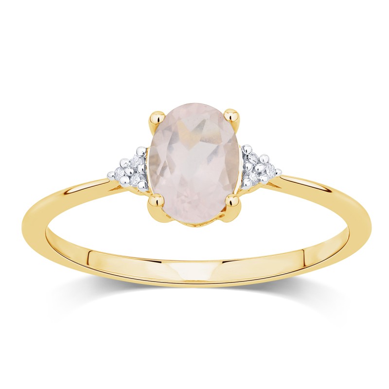 Lou Ovale Quartz Rose 1,15ct I
