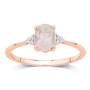 Lou Ovale Quartz Rose 1,15ct I
