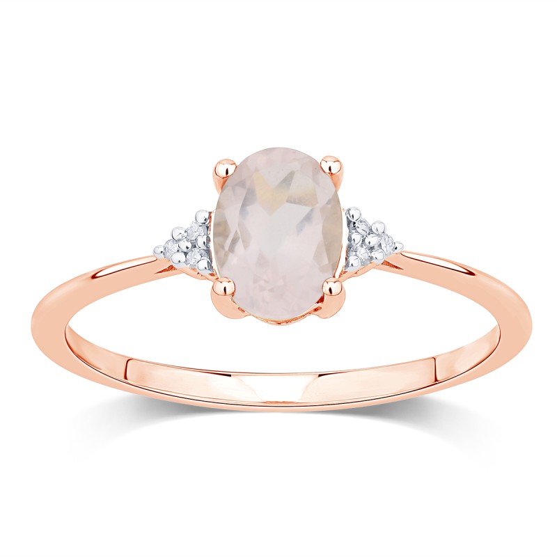 Lou Ovale Quartz Rose 1,15ct I