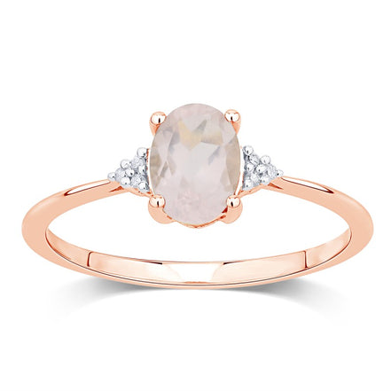 Lou Ovale Quartz Rose 1,15ct I