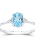 Lou Ovale Topaze & Diamants 1,15ct III