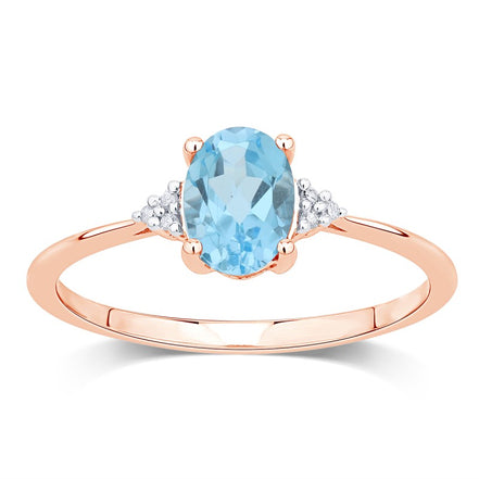 Lou Ovale Topaze & Diamants 1,15ct III