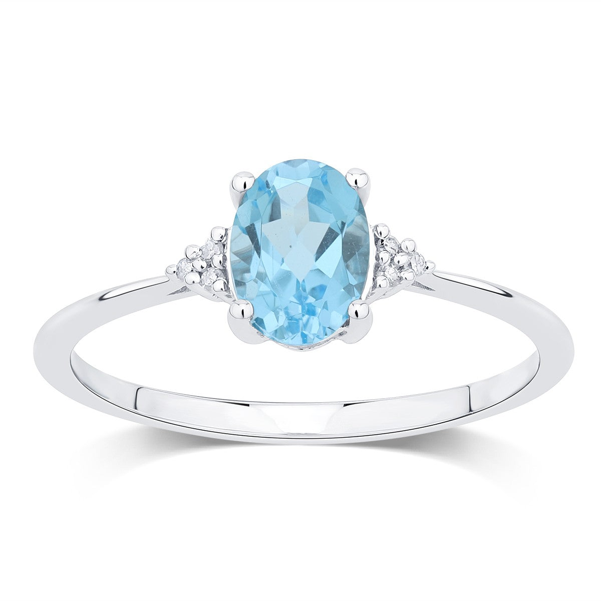 Lou Ovale Topaze & Diamants 1,15ct III