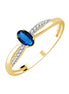 Saphir et Diamants 0,03ct VI