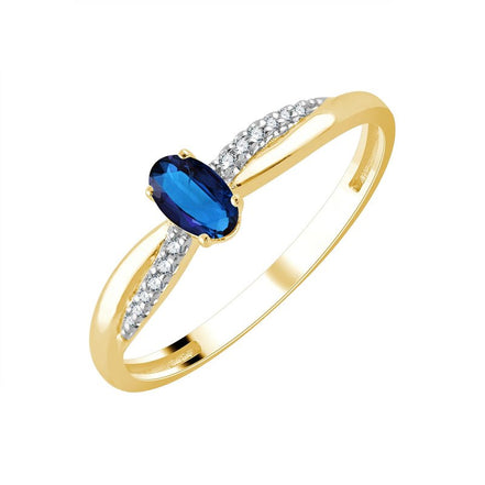Saphir et Diamants 0,03ct VI