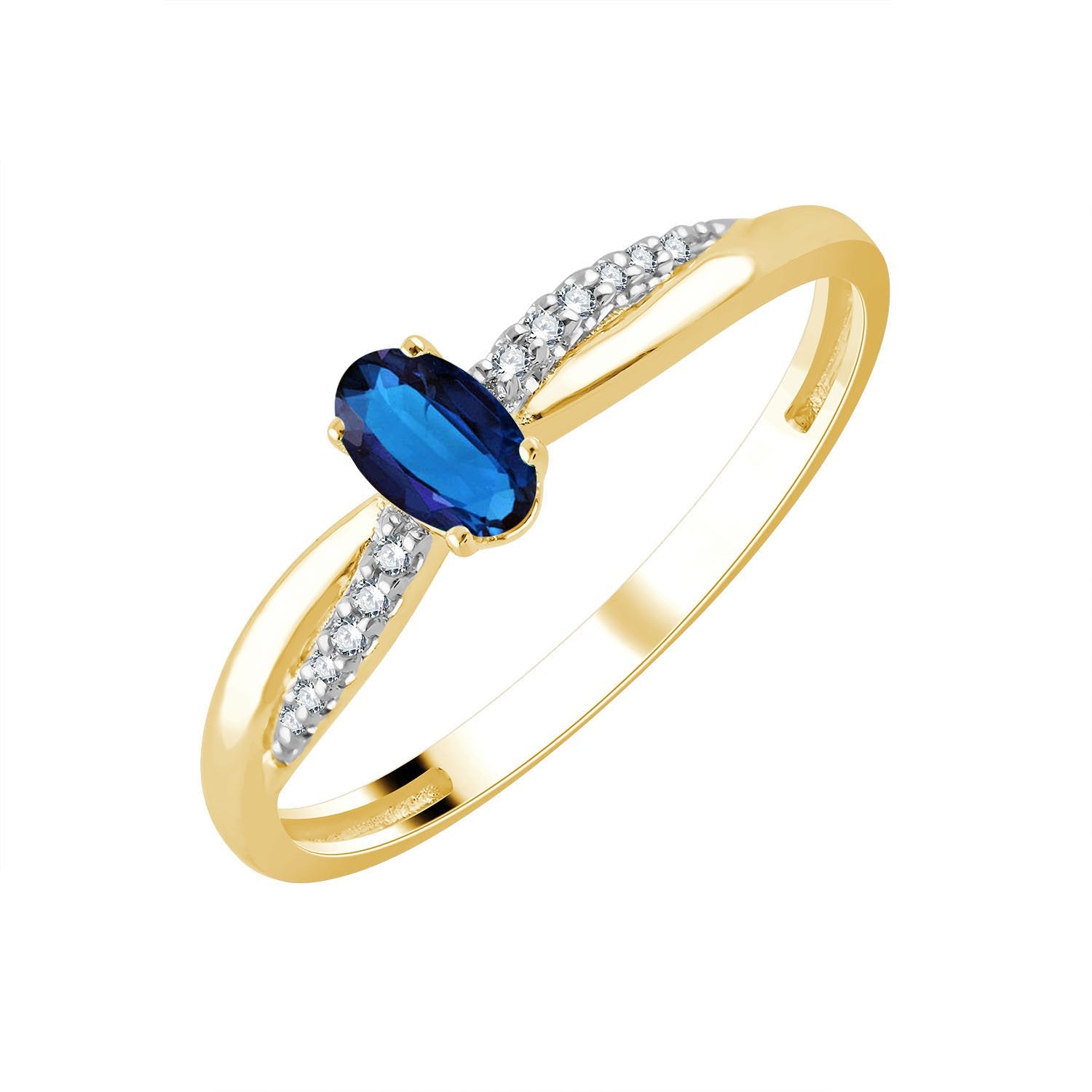 Saphir et Diamants 0,03ct VI