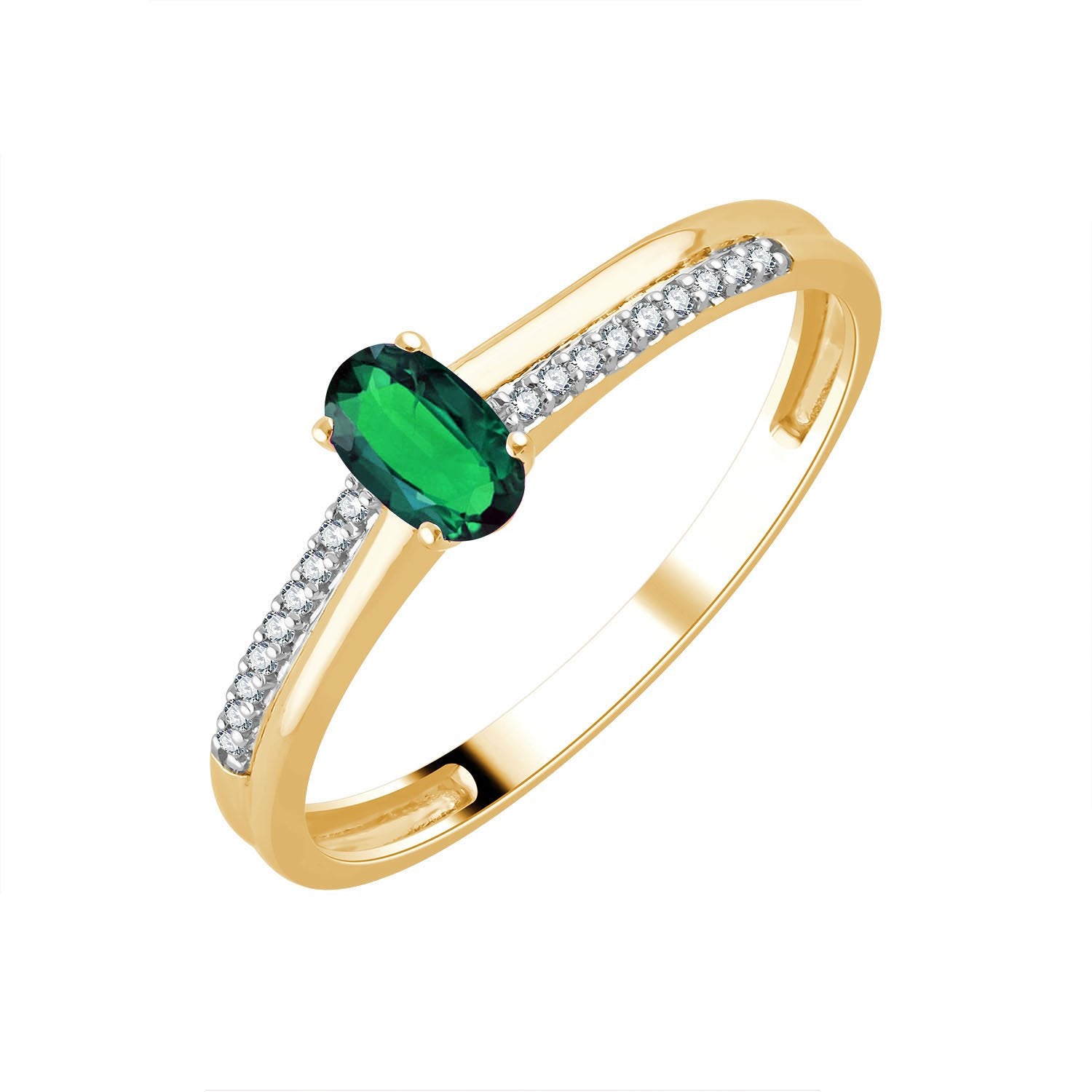 Émeraude et diamants 0,04ct VII