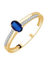 Saphir et diamants 0,04 ct VIII