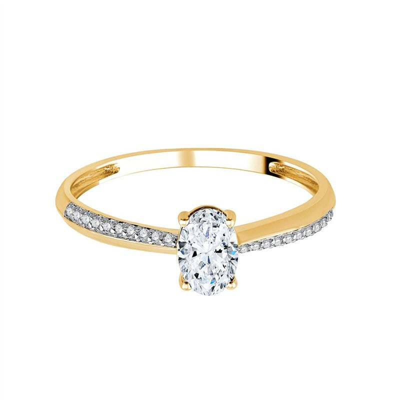 Toi & Moi Diamant 0,15ct I