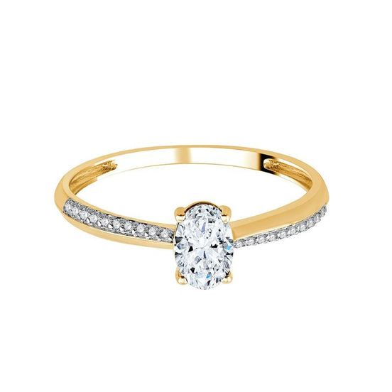 Toi & Moi Diamant 0,15ct I