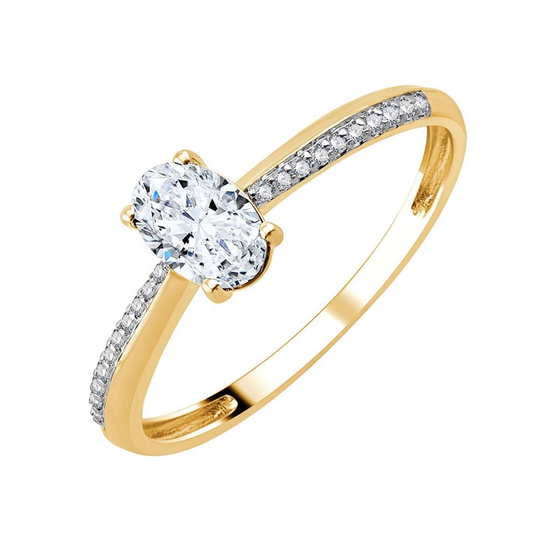 Toi & Moi Diamant 0,15ct I