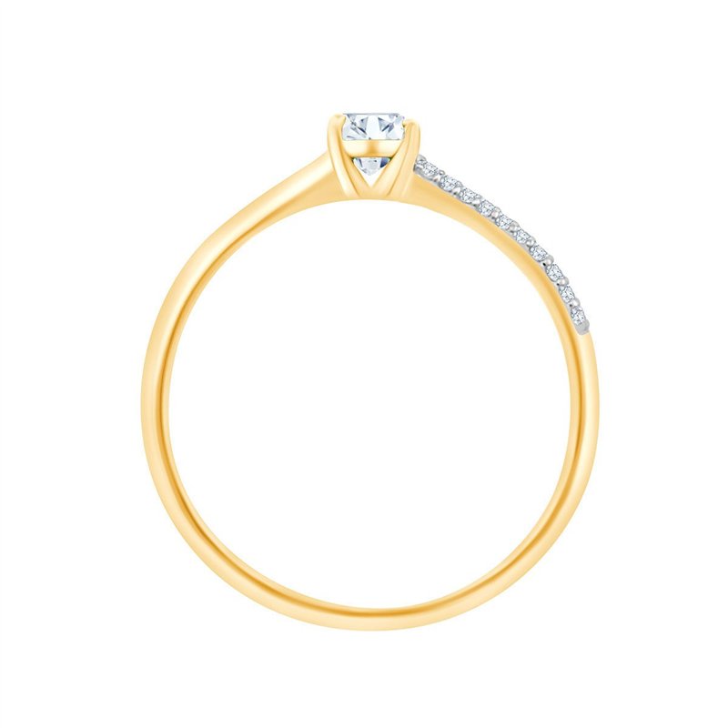 Toi & Moi Diamant 0,15ct I