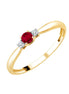 Rond Rubis & Diamants 0,02ct I