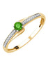 Émeraude et Diamants 0,04 ct VIII