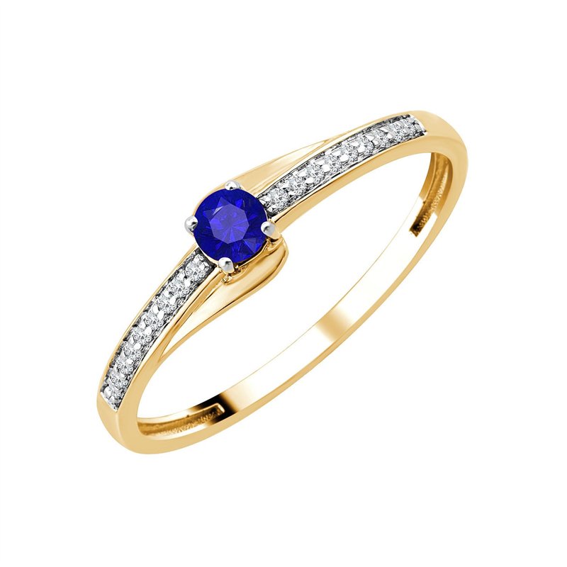 Saphir et Diamants 0,04ct IX