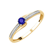 Saphir et Diamants 0,04ct IX