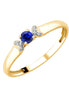 Rond Saphir & Diamants 0,01ct I