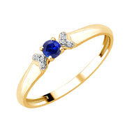 Rond Saphir & Diamants 0,01ct I