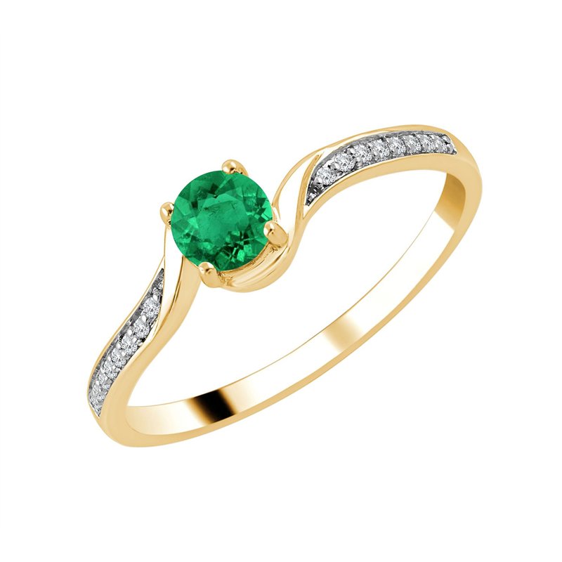 Émeraude et Diamants 0,03ct V