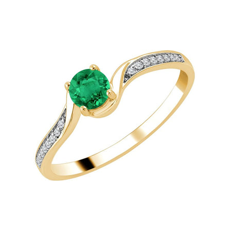 Émeraude et Diamants 0,03ct V