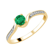 Émeraude et Diamants 0,03ct V