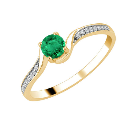 Émeraude et Diamants 0,03ct V