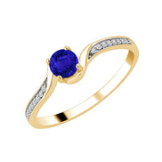 Rond Saphir & Diamants 0,03ct II