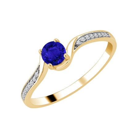 Rond Saphir & Diamants 0,03ct II