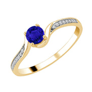 Rond Saphir & Diamants 0,03ct II