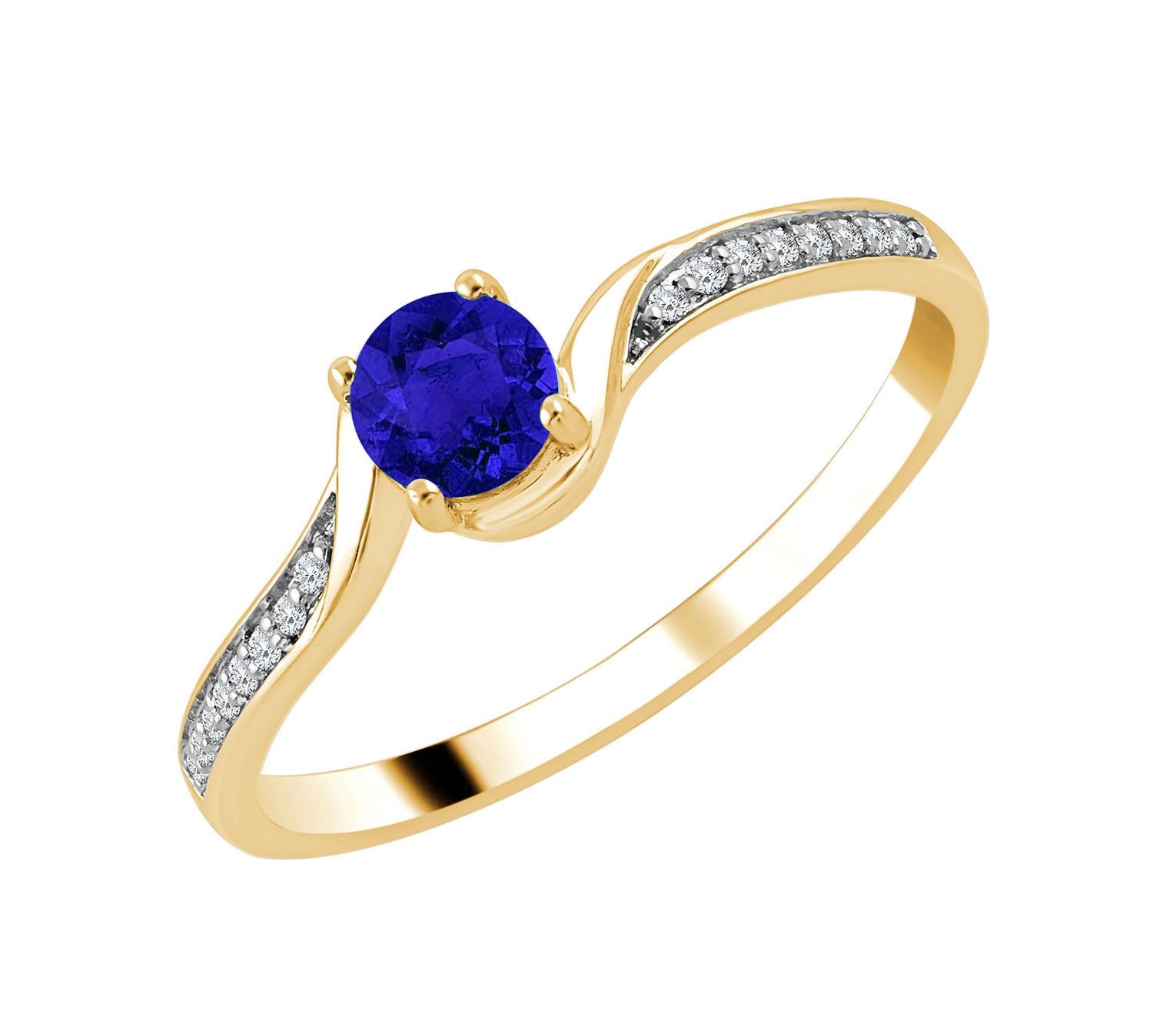 Rond Saphir & Diamants 0,03ct II