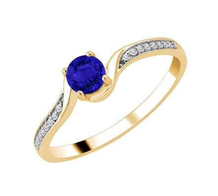 Rond Saphir & Diamants 0,03ct II