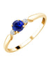 Bague Toi & Moi Saphir & Diamants 0,03ct
