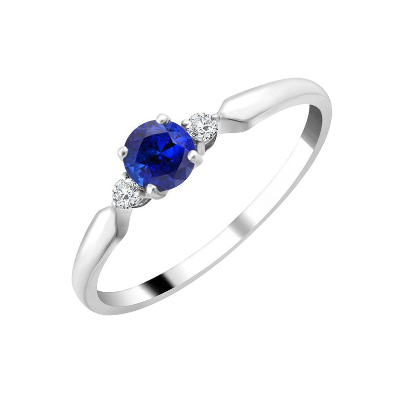 Bague Toi & Moi Saphir & Diamants 0,03ct