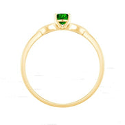 Rond Émeraude et Diamants 0,02ct II