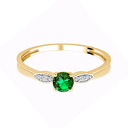 Rond Émeraude et Diamants 0,02ct II