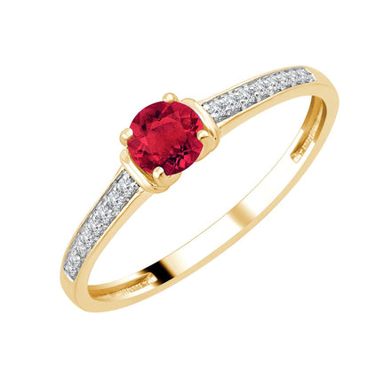 Serti Clos Rubis et Diamants 0,05ct