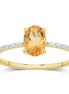 Lou Ovale Citrine & Diamants 1,10ct I