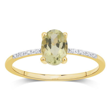 Lou Ovale Quartz Citron 1,10ct I