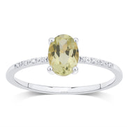Lou Ovale Quartz Citron 1,10ct I
